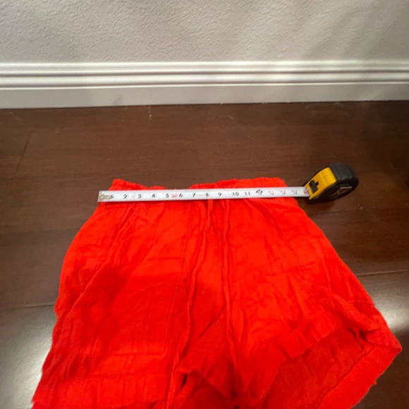 GAP crinkle gauze tomato red Shorts med - Picture 2 of 7